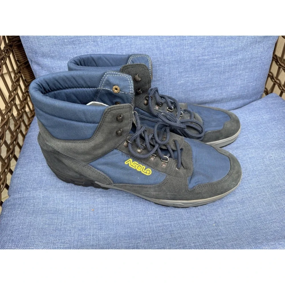 ASOLO Mens Hiking Boots size 13 blue/black